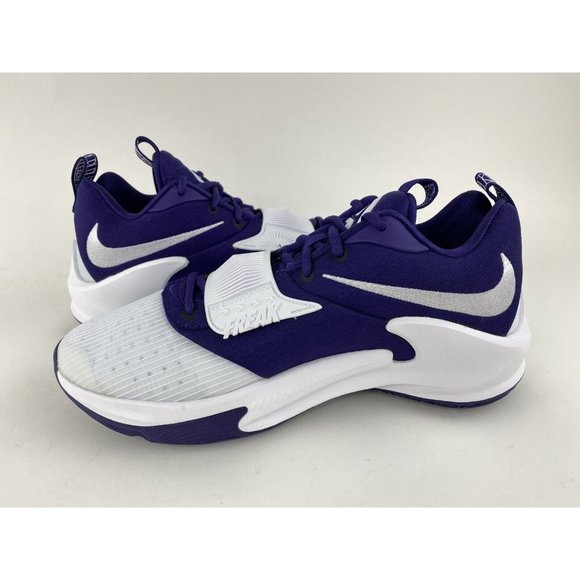 Nike Zoom Freak 3 Purple White Men's Basketball Shoes Sneakers Promo DM7378 501 - Picture 12 of 12
